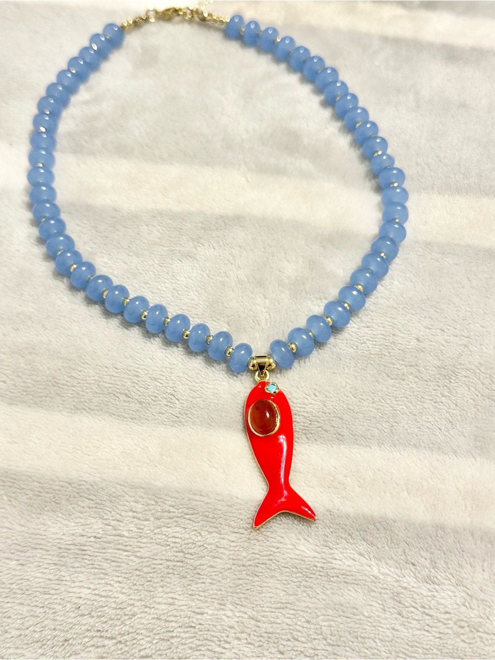 Coral Reef Fish Charm Necklace